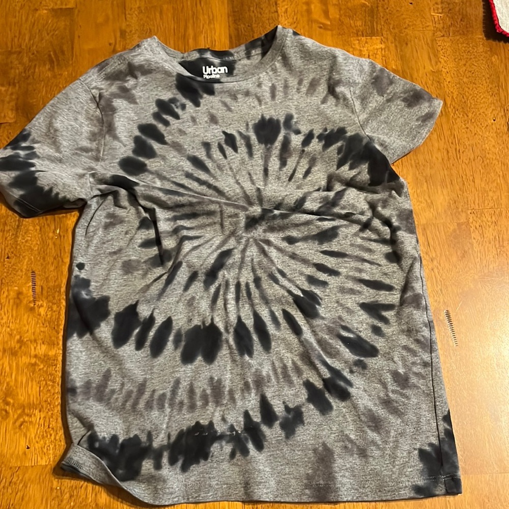 Kids black and grey tie dye